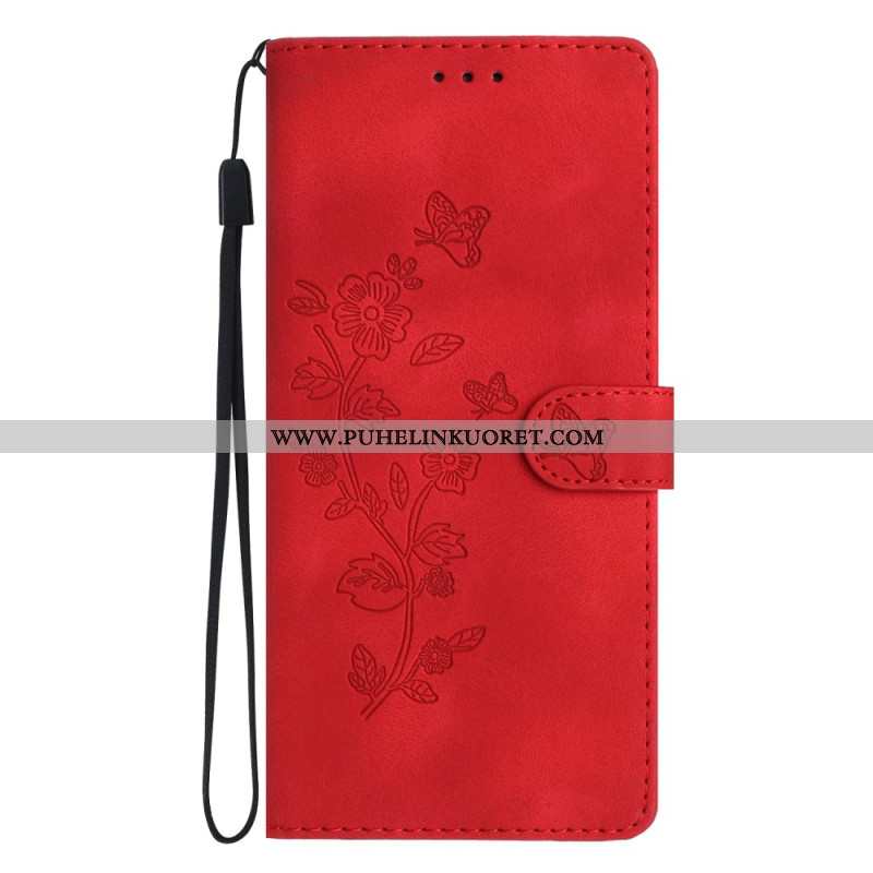 Kuoret Xiaomi Redmi Note 14 Pro 4g Kukka- Ja Perhoskuvio