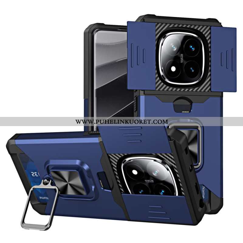 Kuori Xiaomi Redmi Note 14 Pro 4g Linssinsuojus Ja Korttikotelo Suojakuori