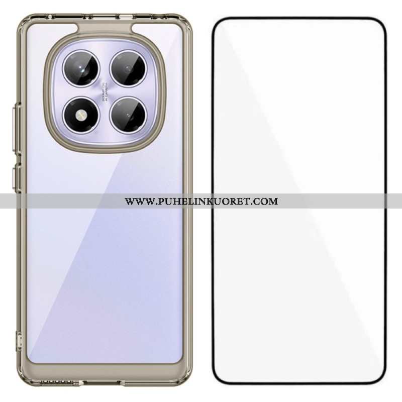 Kuori Xiaomi Redmi Note 14 Pro 4g Hybridi Karkaistulla Lasisella Näytönsuojalla Suojakuori