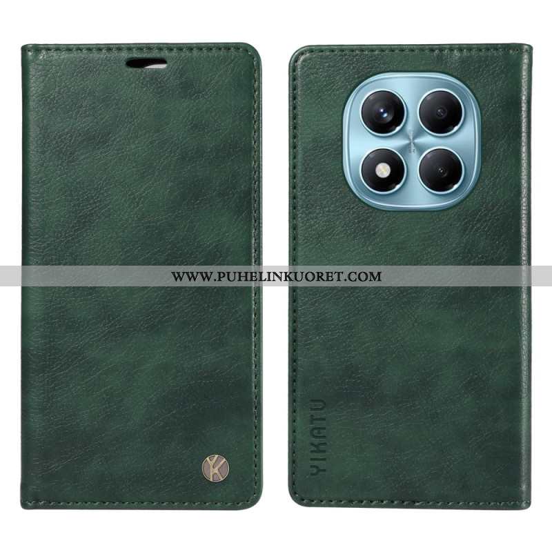 Nahkakotelo Xiaomi Redmi Note 14 Pro 4g Vintage Yikatu