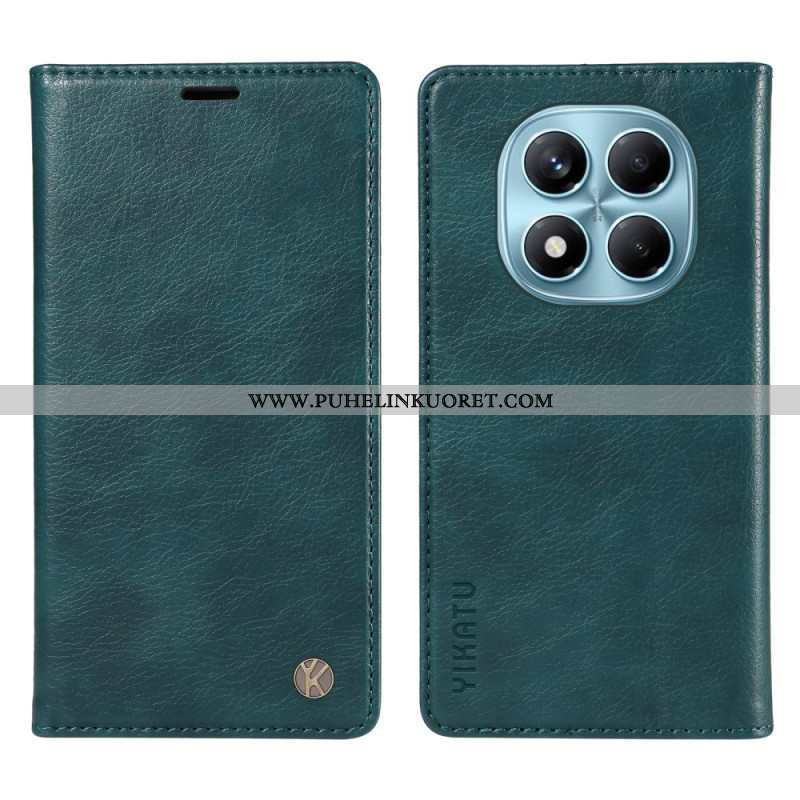 Nahkakotelo Xiaomi Redmi Note 14 Pro 4g Vintage Yikatu