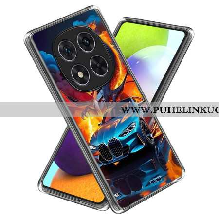 Kuori Xiaomi Redmi Note 14 Pro 4g Urheiluauto Ja Lohikäärme Suojakuori