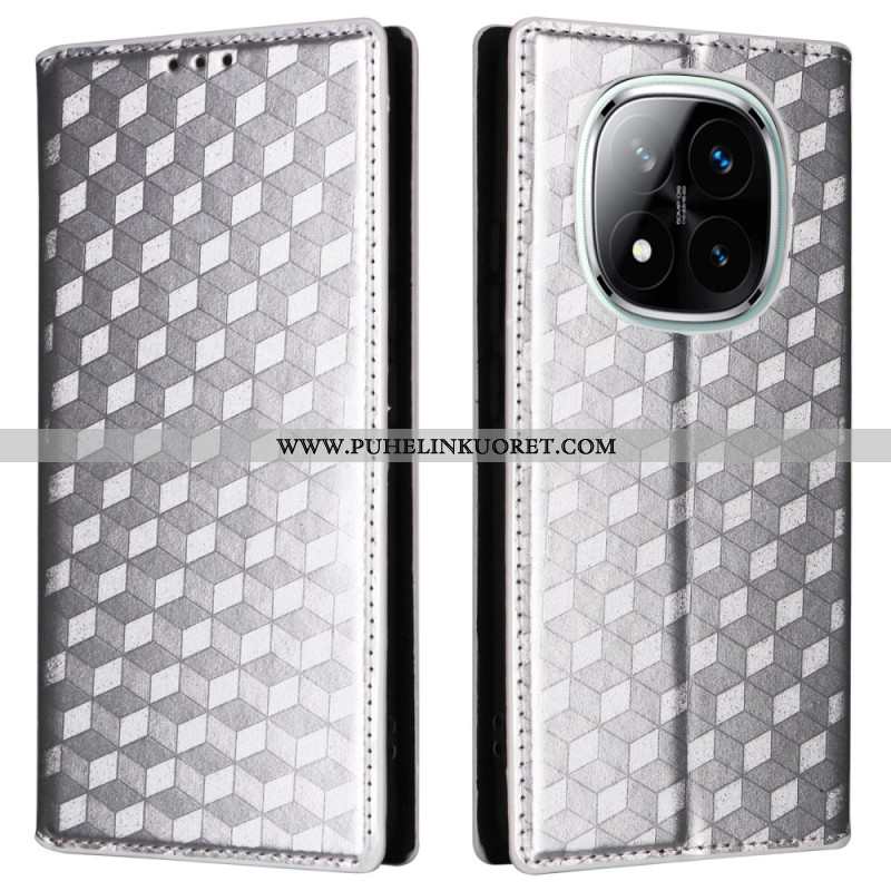 Nahkakotelo Xiaomi Redmi Note 14 Pro 4g 3d-timantit