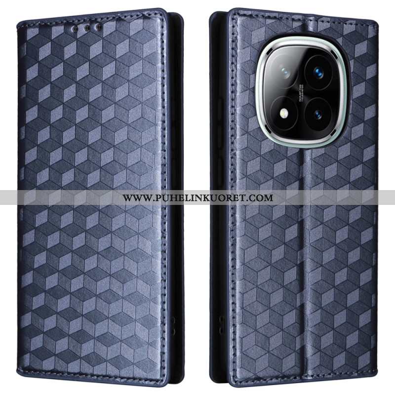 Nahkakotelo Xiaomi Redmi Note 14 Pro 4g 3d-timantit