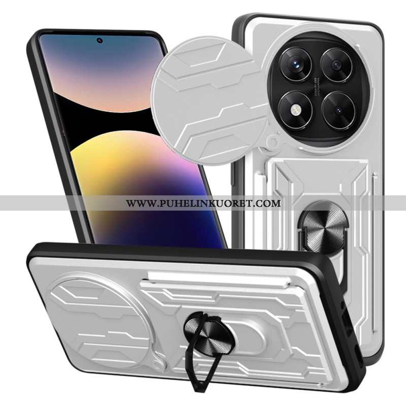 Case Xiaomi Redmi Note 14 Pro 4g Puhelinkuoret Erittäin Kestävä Jalustalla Ja Linssinsuojalla