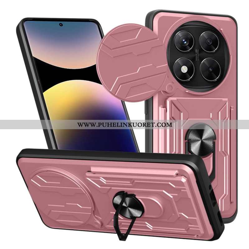 Case Xiaomi Redmi Note 14 Pro 4g Puhelinkuoret Erittäin Kestävä Jalustalla Ja Linssinsuojalla