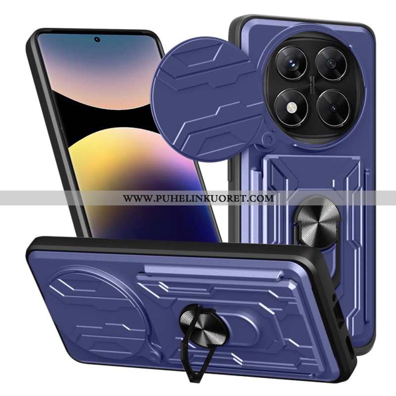 Case Xiaomi Redmi Note 14 Pro 4g Puhelinkuoret Erittäin Kestävä Jalustalla Ja Linssinsuojalla