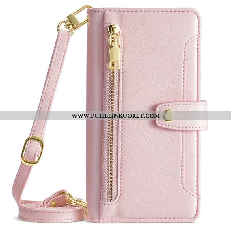 Kuoret Xiaomi Redmi Note 14 Pro 4g Olka- Ja Crossbody-lompakko