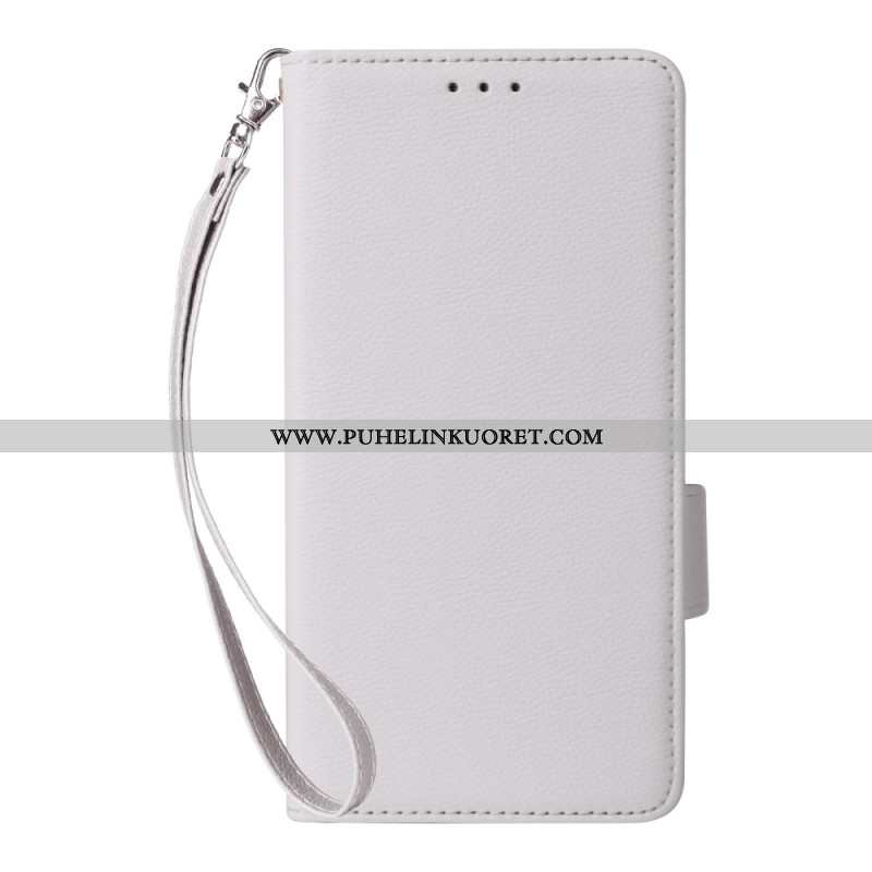 Kotelot Xiaomi Redmi Note 14 Pro 4g Litsikuvioinen Tekonahkahihna