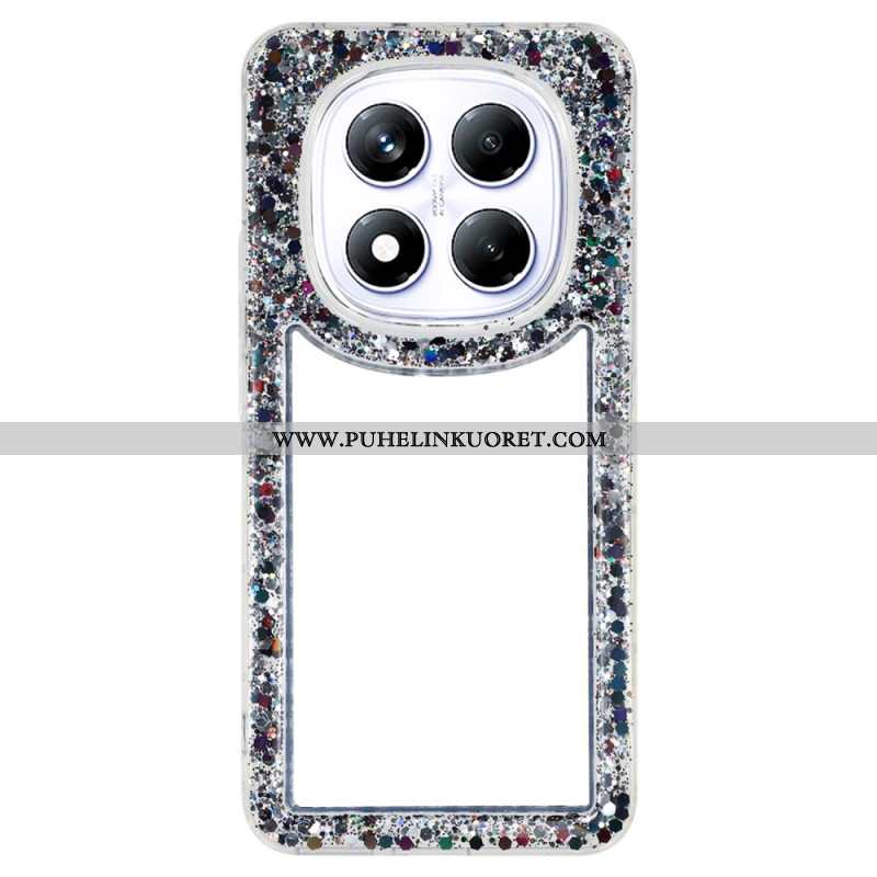 Kuori Xiaomi Redmi Note 14 Pro 4g Läpinäkyvä Kimaltelevilla Reunoilla Suojakuori