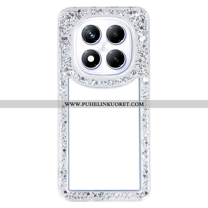 Kuori Xiaomi Redmi Note 14 Pro 4g Läpinäkyvä Kimaltelevilla Reunoilla Suojakuori