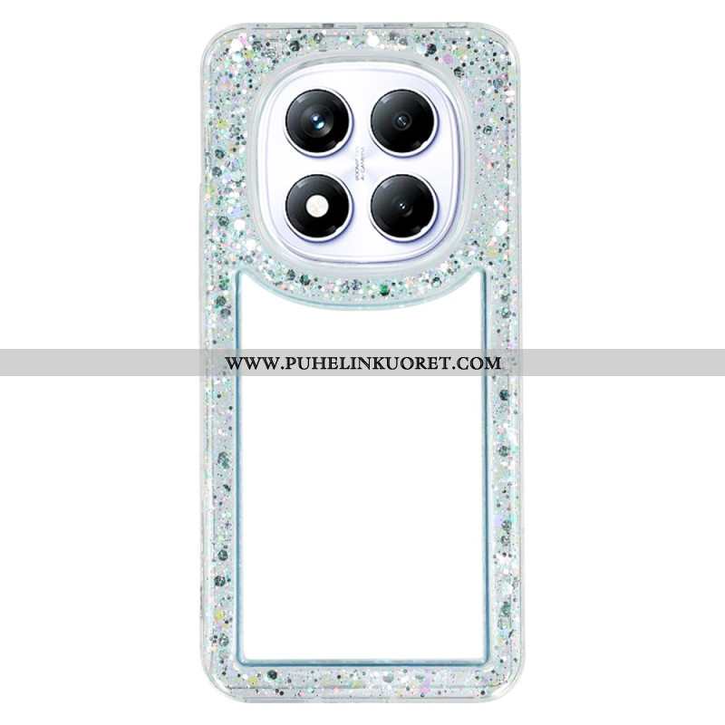 Kuori Xiaomi Redmi Note 14 Pro 4g Läpinäkyvä Kimaltelevilla Reunoilla Suojakuori