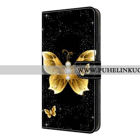 Kotelot Xiaomi Redmi Note 14 Pro 4g Kultaiset Perhoset Suojakuori