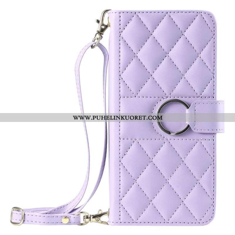 Kotelot Xiaomi Redmi Note 14 Pro 4g Puhelinkuoret Tikattu Olkahihnalla Ja Remmillä