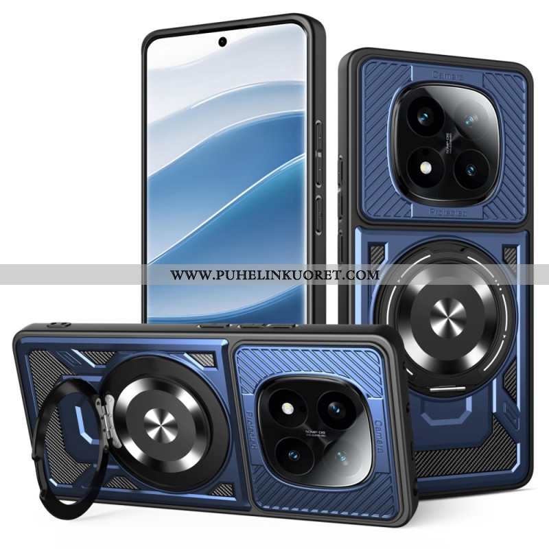 Kuori Xiaomi Redmi Note 14 Pro 4g Magneettinen Kääntyvä Jalusta