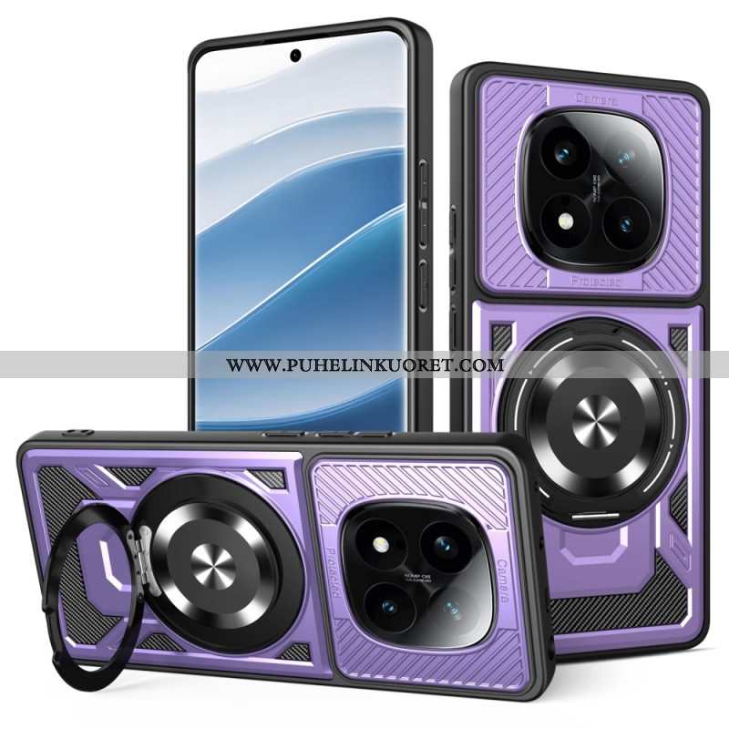 Kuori Xiaomi Redmi Note 14 Pro 4g Magneettinen Kääntyvä Jalusta