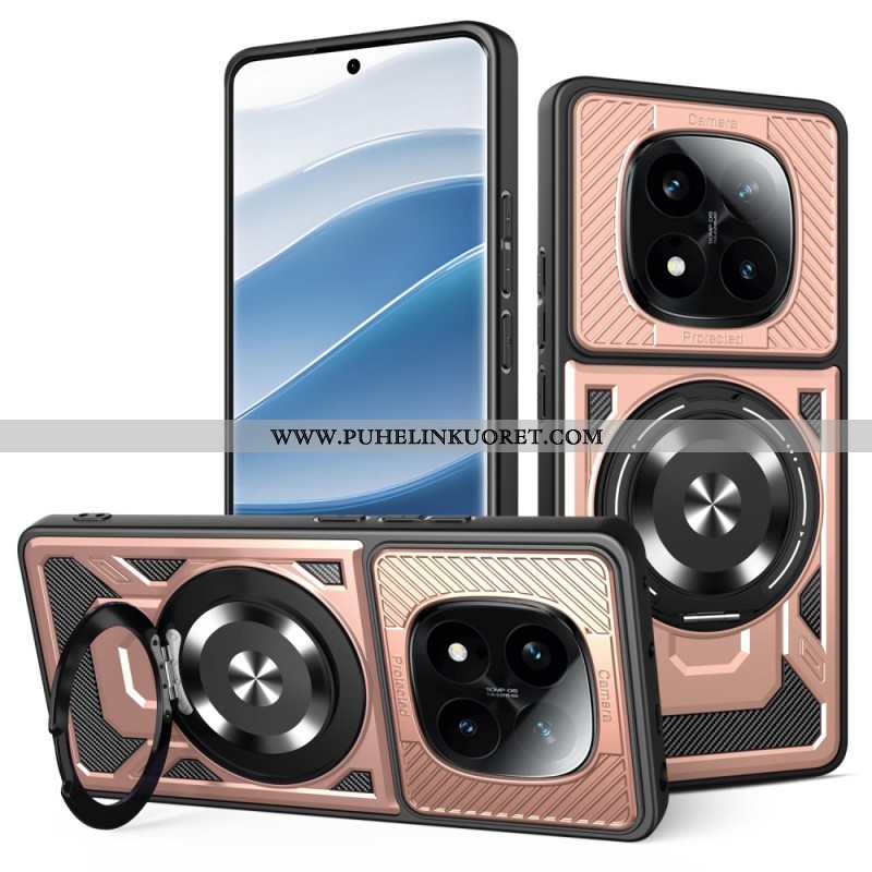 Kuori Xiaomi Redmi Note 14 Pro 4g Magneettinen Kääntyvä Jalusta