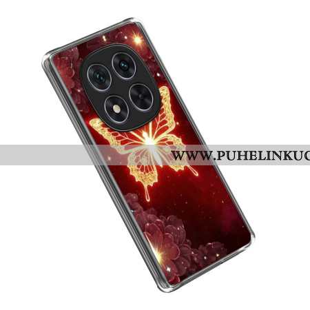 Kuori Xiaomi Redmi Note 14 Pro 4g Kultainen Perhonen Suojakuori