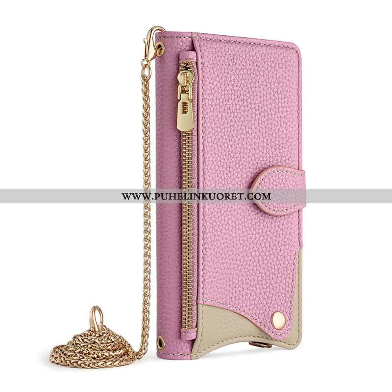 Kotelot Xiaomi Redmi Note 14 Pro 4g Puhelinkuoret Kaksivärinen Lompakko Ketjulla