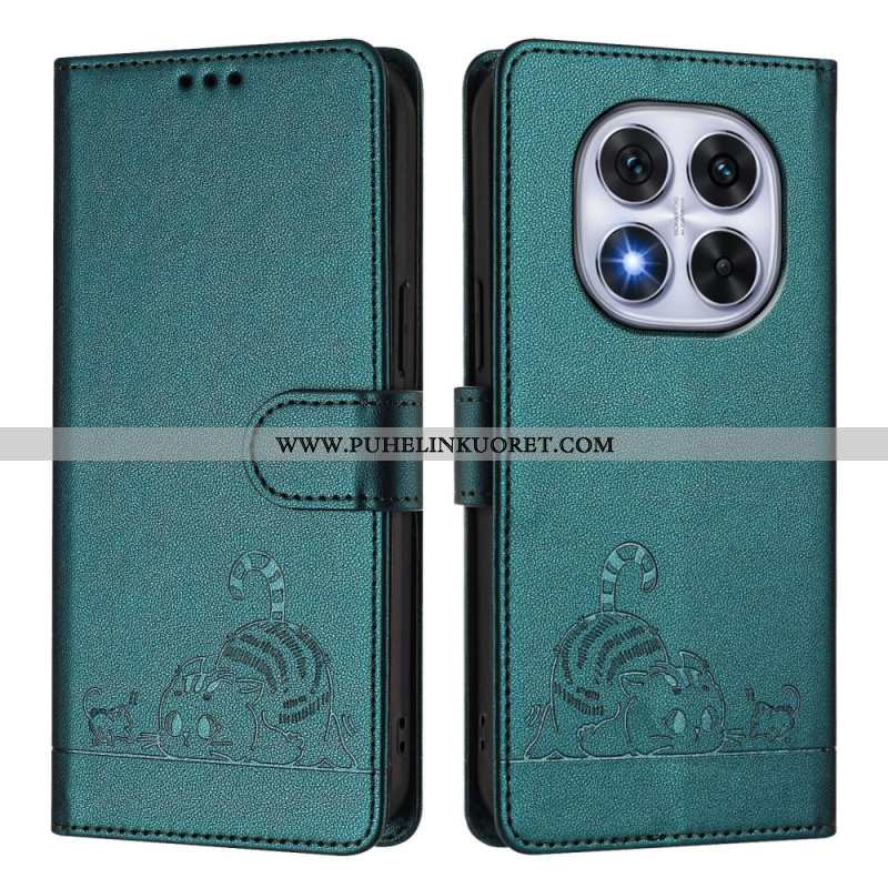 Kotelot Xiaomi Redmi Note 14 Pro 5g Rfid-suojattu Kissakuvio