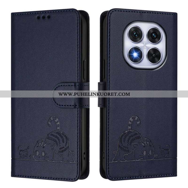 Kotelot Xiaomi Redmi Note 14 Pro 5g Rfid-suojattu Kissakuvio