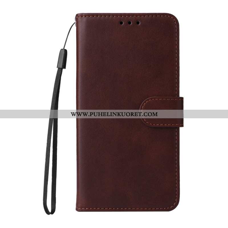 Yksivärinen Nahkakuvio Hihnalla