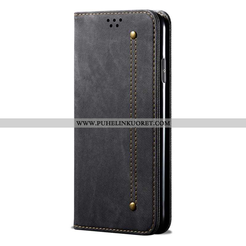 Flip Case Xiaomi Redmi Note 14 Pro 5g Denim-stoff
