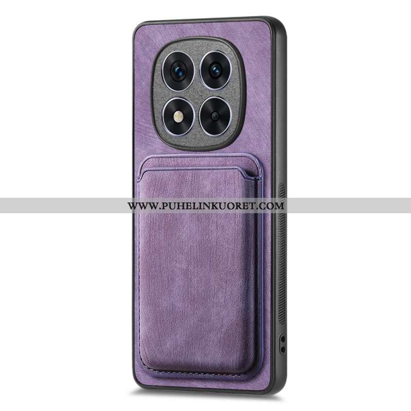 Nahkaefektiirrotettava Korttikotelo