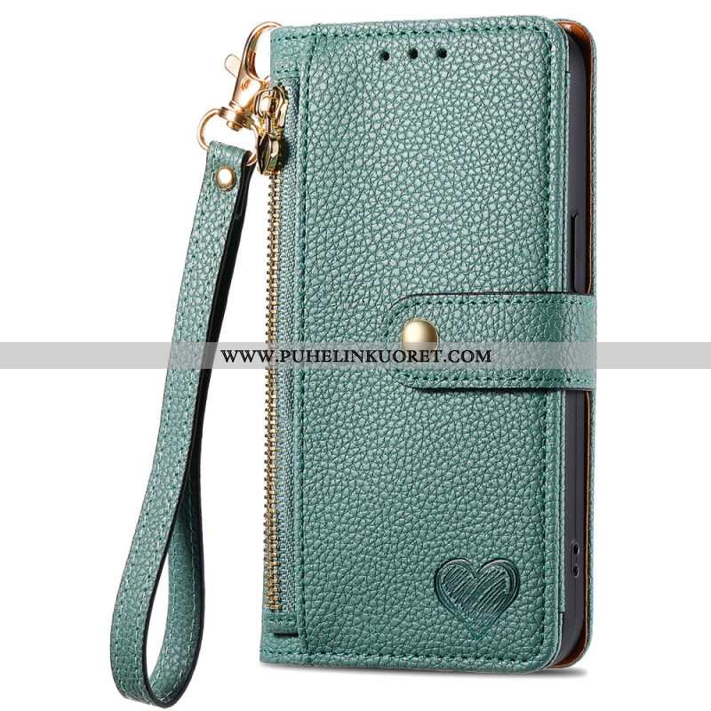 Kotelot Xiaomi Redmi Note 14 Pro 5g Sydänkuvioinen Rfid-suojattu