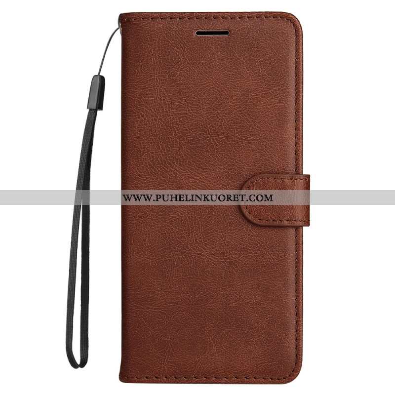 Lederhüllen Xiaomi Redmi Note 14 Pro 5g Handyhülle Glattes Kunstleder