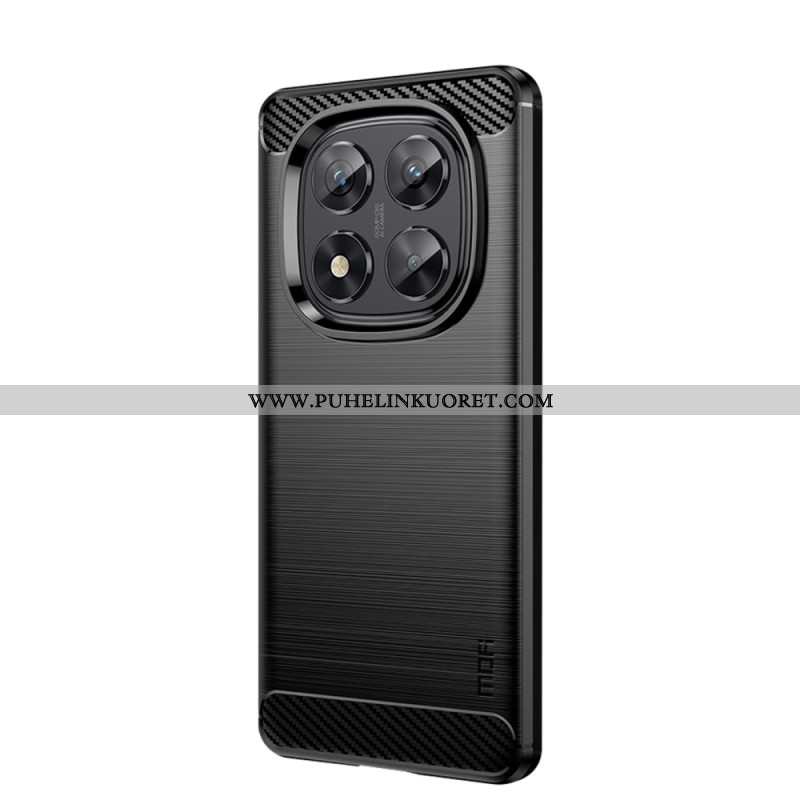 Hülle Für Xiaomi Redmi Note 14 Pro 5g Gebürstete Kohlefaser