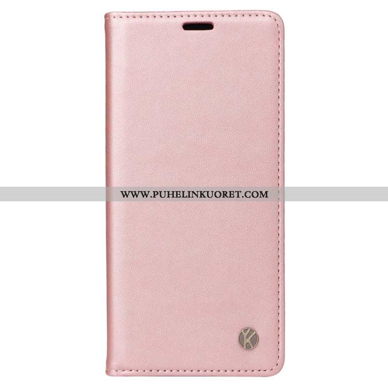 Nahkakotelo Xiaomi Redmi Note 14 Pro 5g Yikatu-keinonahka