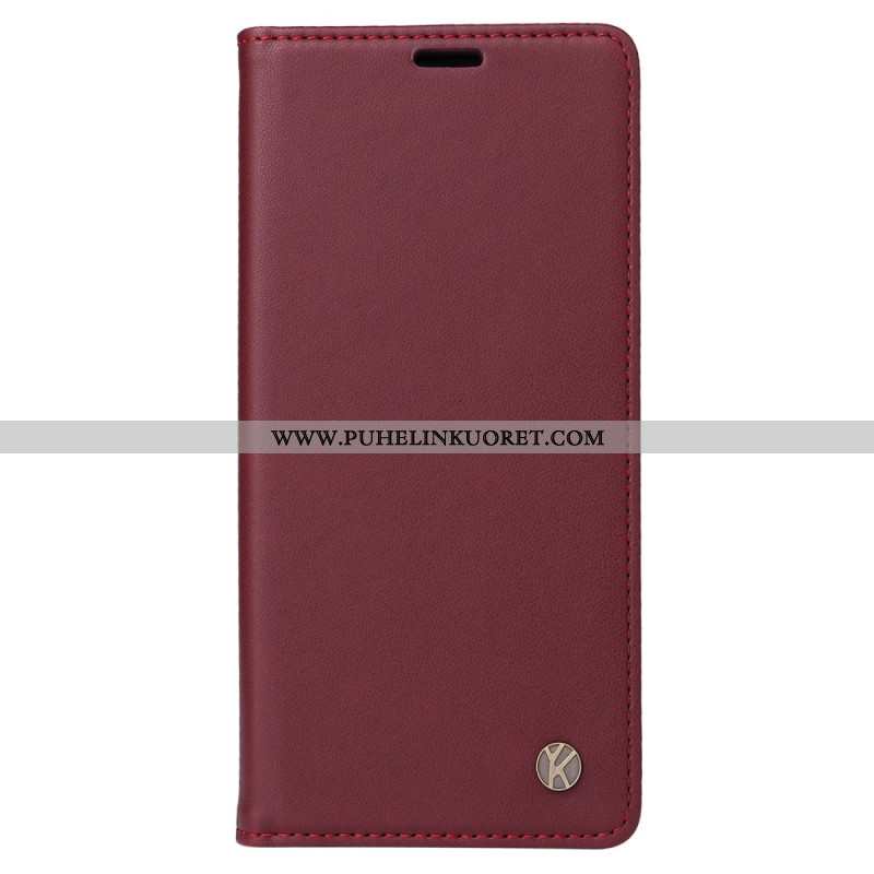 Nahkakotelo Xiaomi Redmi Note 14 Pro 5g Yikatu-keinonahka