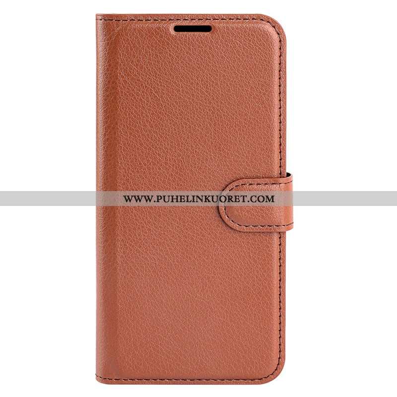 Kotelot Xiaomi Redmi Note 14 Pro Plus 5g Puhelinkuoret Klassinen Litsi-tekonahka