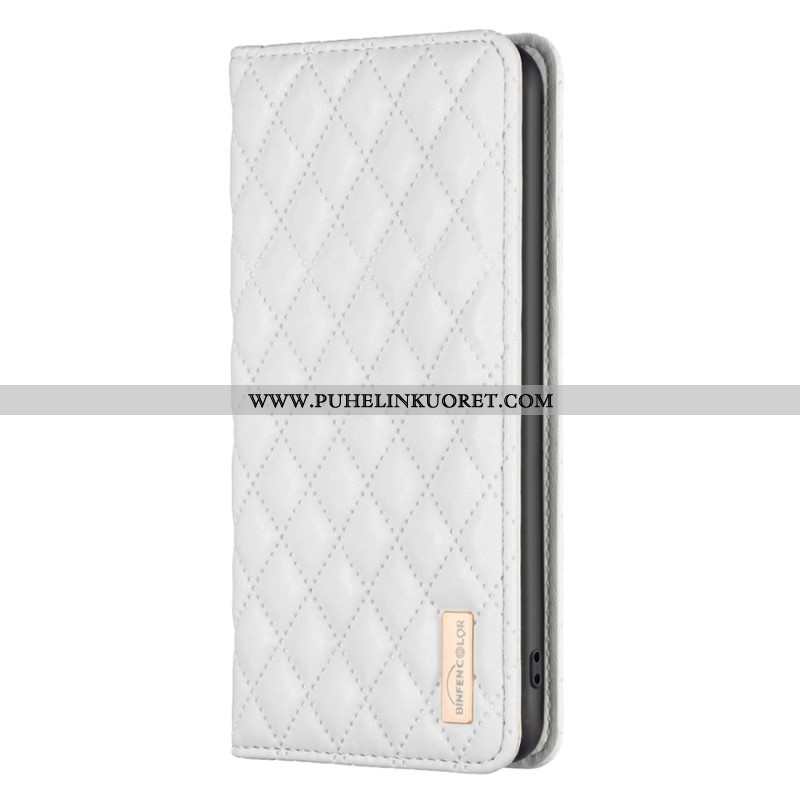 Nahkakotelo Xiaomi Redmi Note 14 Pro Plus 5g Binfen Color Tikattu