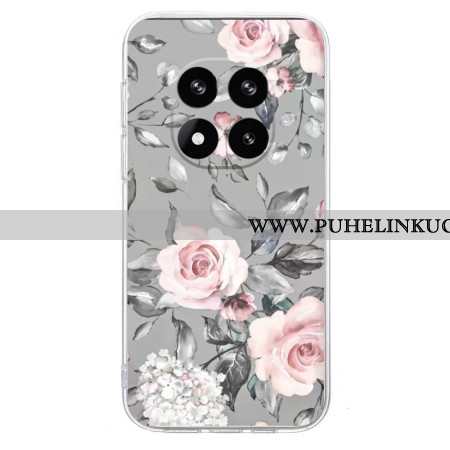 Kuori Xiaomi Redmi Note 14 Pro Plus 5g Vaaleanpunaiset Kukat