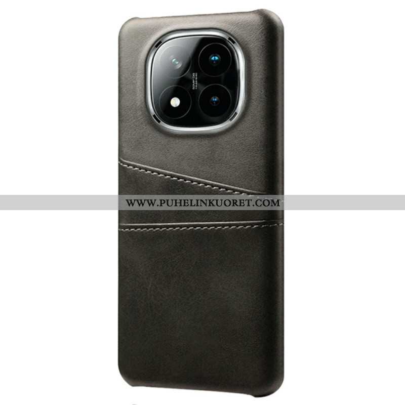 Kuori Xiaomi Redmi Note 14 Pro Plus 5g Nahkaefektikorttikotelo