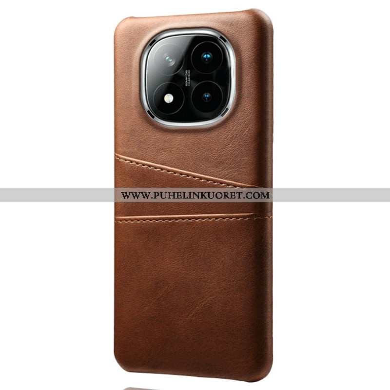 Kuori Xiaomi Redmi Note 14 Pro Plus 5g Nahkaefektikorttikotelo