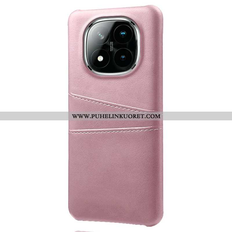 Kuori Xiaomi Redmi Note 14 Pro Plus 5g Nahkaefektikorttikotelo