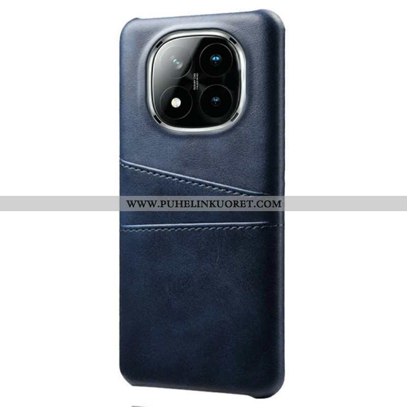 Kuori Xiaomi Redmi Note 14 Pro Plus 5g Nahkaefektikorttikotelo