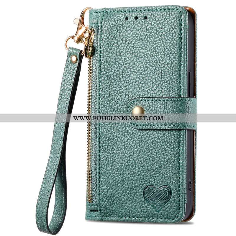 Nahkakotelo Xiaomi Redmi Note 14 Pro Plus 5g Pehmustettu Tasku Ja Rfid-suoja