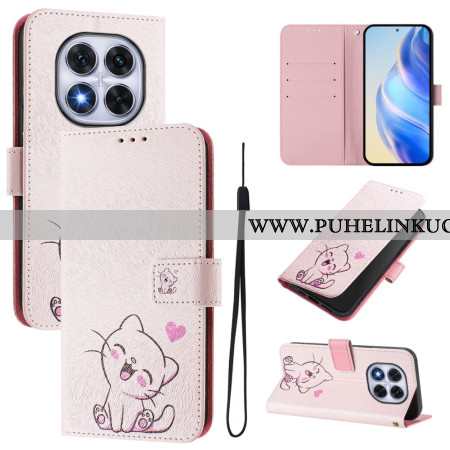 Kuoret Xiaomi Redmi Note 14 Pro Plus 5g Söpö Kissakuvio