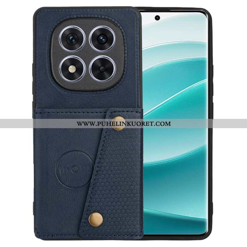 Kuori Xiaomi Redmi Note 14 Pro Plus 5g Nahkatyylinen Korttikotelo Ja Teline