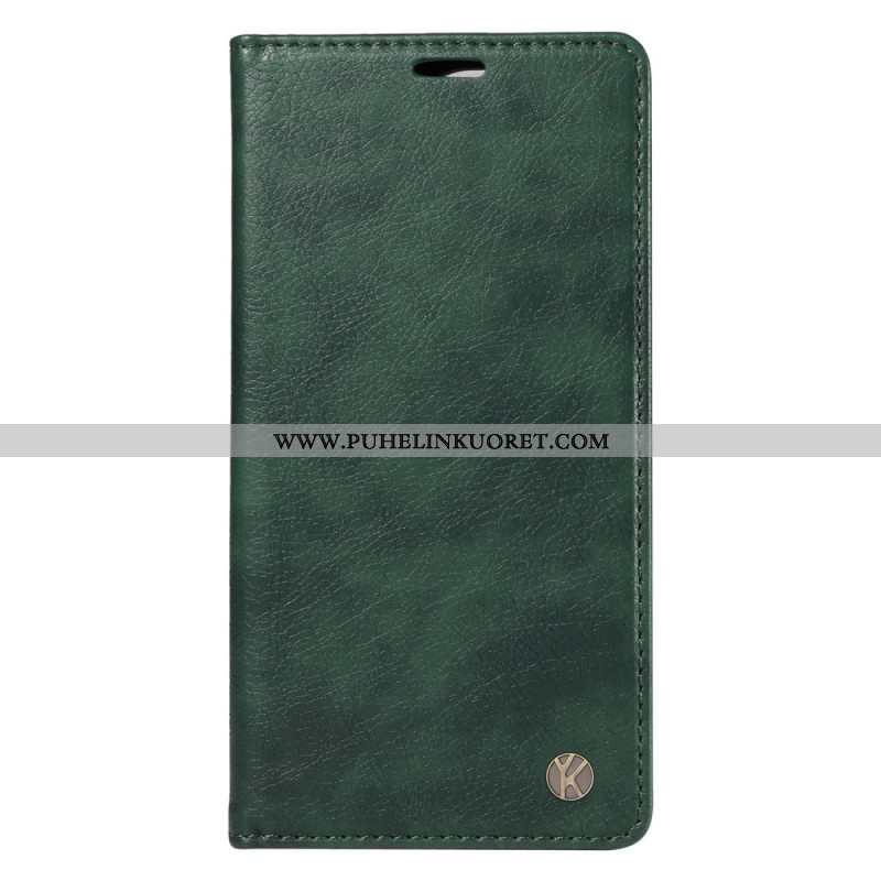 Nahkakotelo Xiaomi Redmi Note 14 Pro Plus 5g Vintage Ykatu Suojakuori