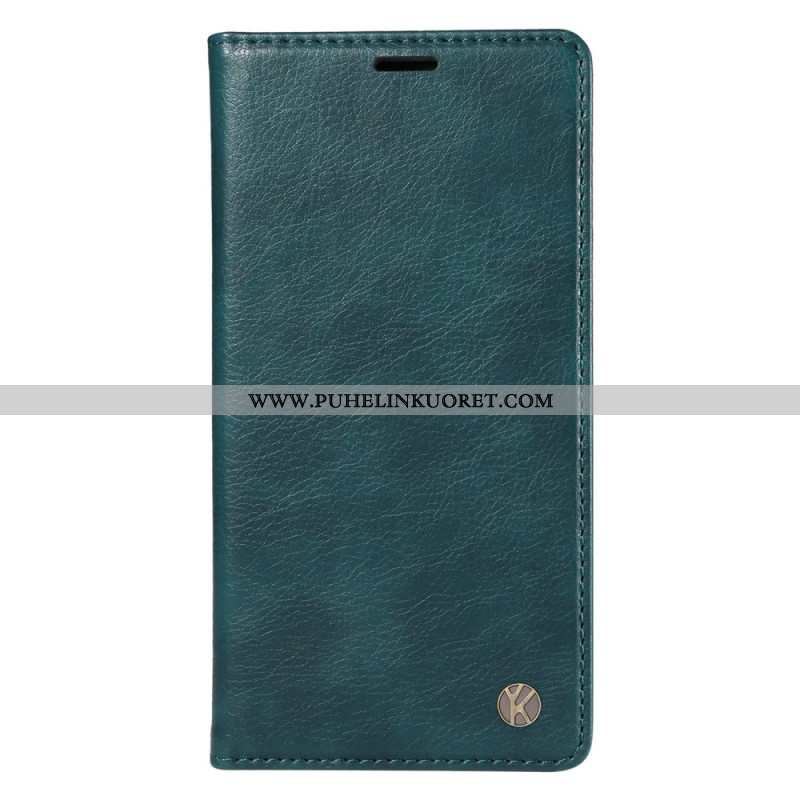 Nahkakotelo Xiaomi Redmi Note 14 Pro Plus 5g Vintage Ykatu Suojakuori