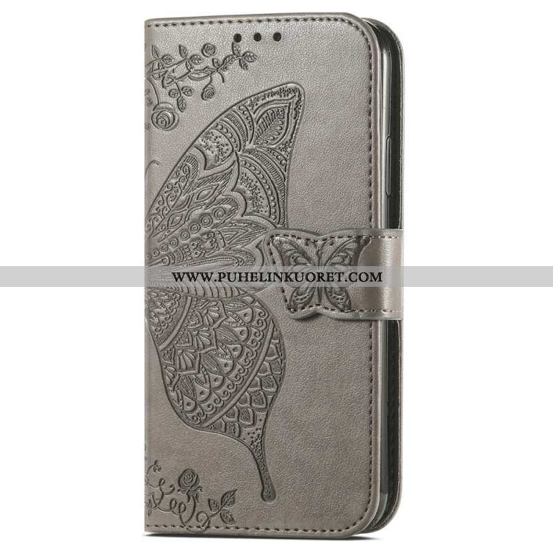 Nahkakotelo Xiaomi Redmi Note 14 Pro Plus 5g Barokkiperhonen