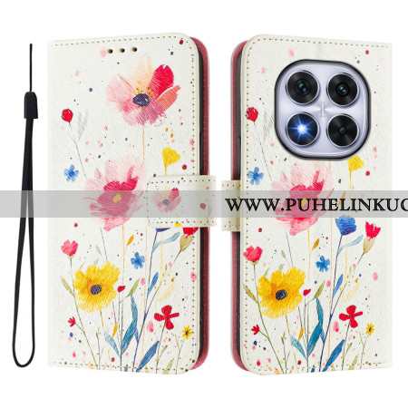 Kotelot Xiaomi Redmi Note 14 Pro Plus 5g Puhelinkuoret Kasvistokuvio