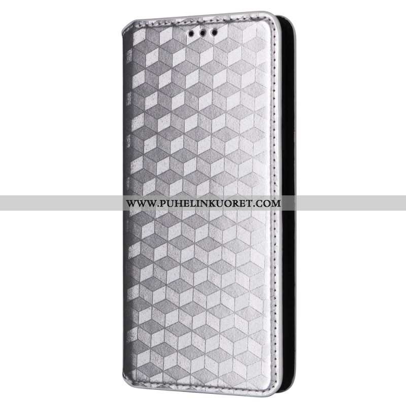 Nahkakotelo Xiaomi Redmi Note 14s Puhelinkuoret Timanttikuvio