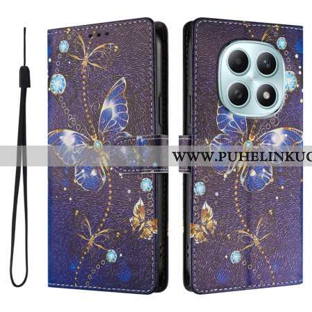 Kotelot Xiaomi Redmi Note 15 5g Sininen Perhonen Suojakuori