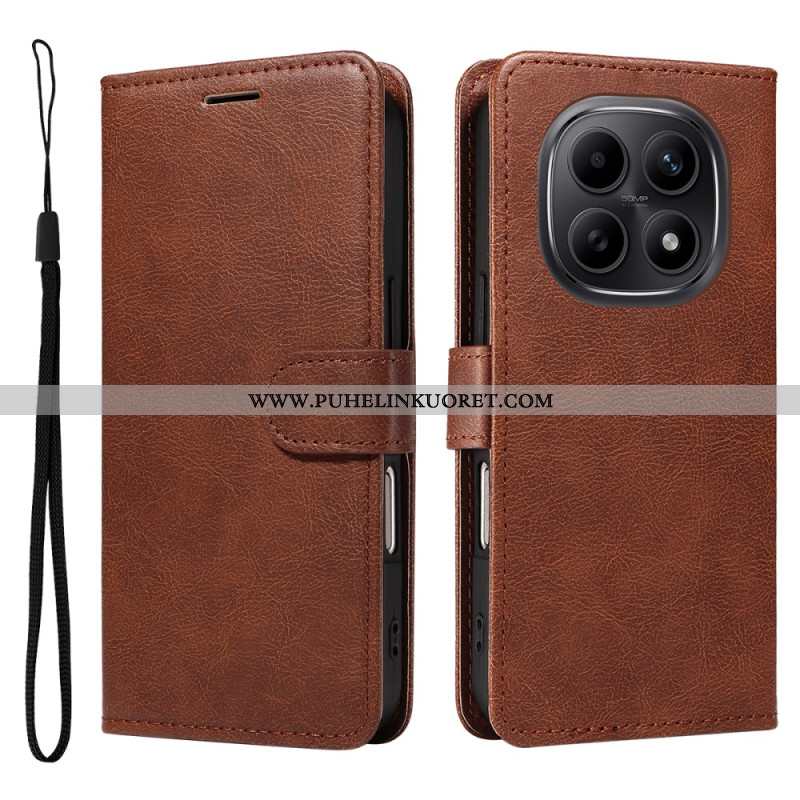 Kotelot Xiaomi Redmi Note 15 5g Puhelinkuoret Yksivärinen Nahkakuvio